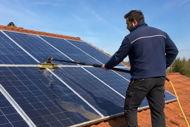 Nettoyage et entretien de panneaux solaires à Capinghem